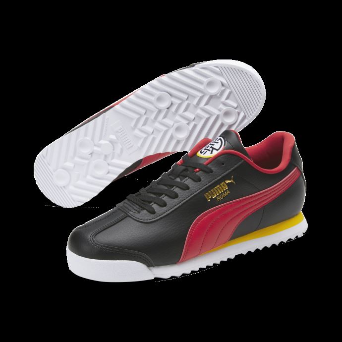 Puma Canada Noir-haut Risque Rouge-team Or Roma Country Baskets