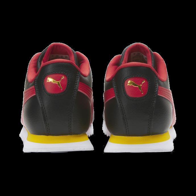 Puma Canada Noir-haut Risque Rouge-team Or Roma Country Baskets
