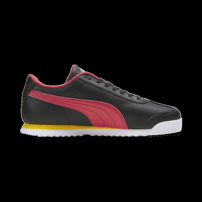 Puma Canada Noir-haut Risque Rouge-team Or Roma Country Baskets
