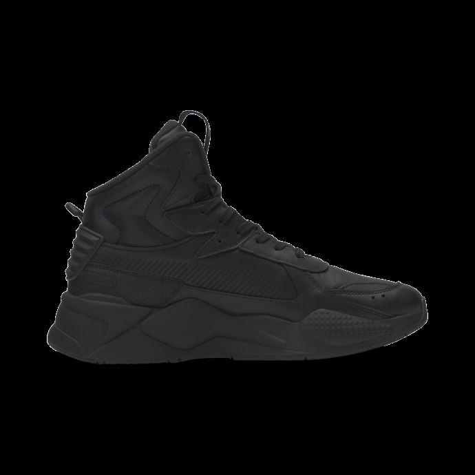 Baskets Puma Canada Rs-x Mid En Cuir Noir Et Noir
