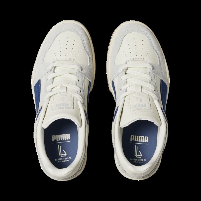 Puma Canada X Lauren London Slipstream Lo Baskets Femme Vanille Ice-estate Bleu
