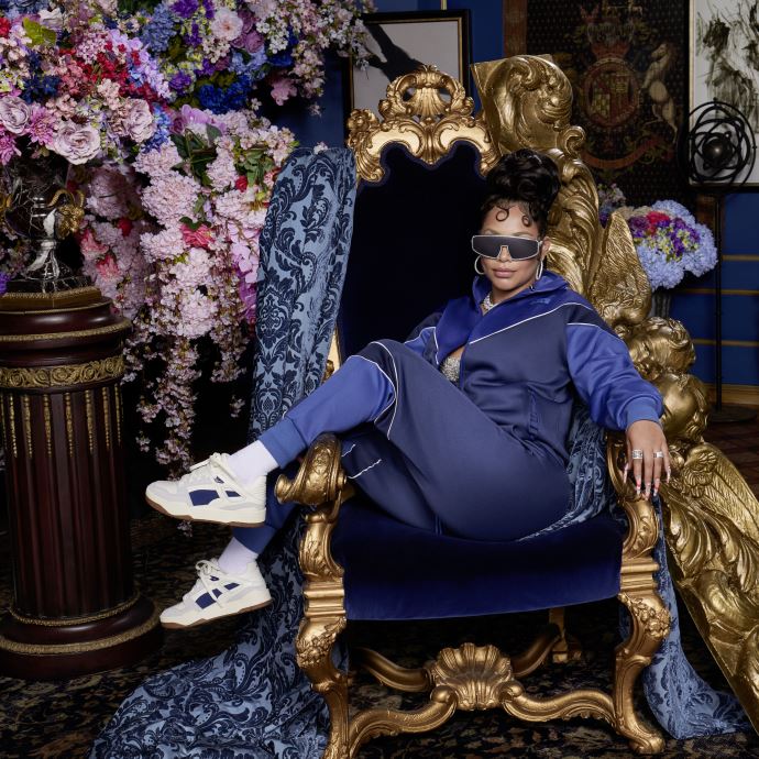 Puma Canada X Lauren London Slipstream Lo Baskets Femme Vanille Ice-estate Bleu
