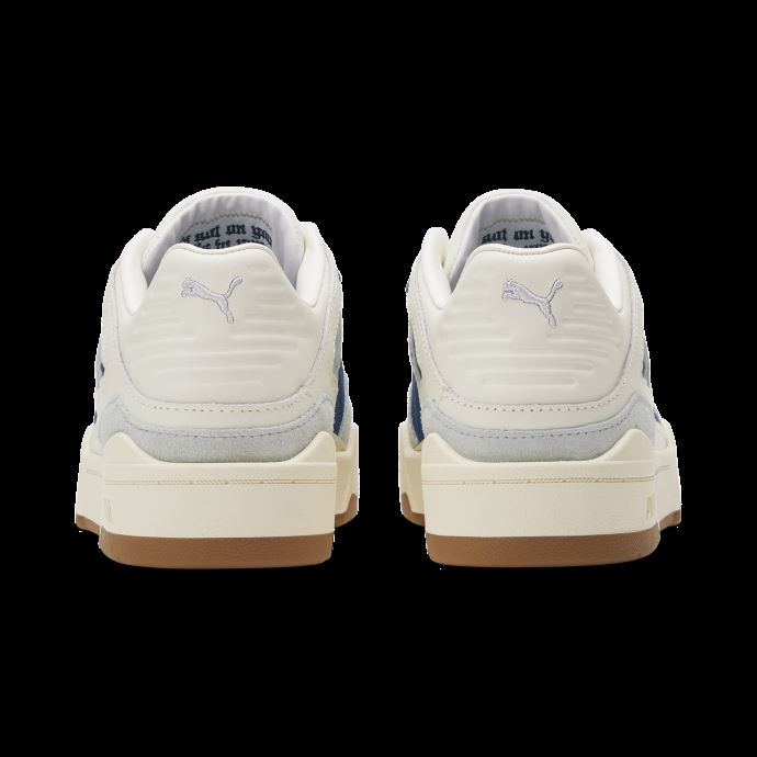 Puma Canada X Lauren London Slipstream Lo Baskets Pour Grands Enfants Vanille Ice-estate Bleu
