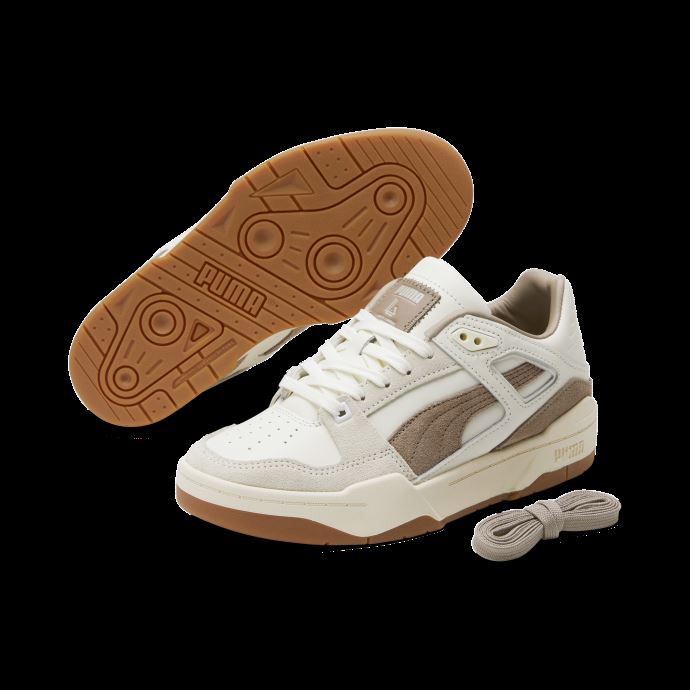 Puma Canada X Lauren London Slipstream Lo Baskets Pour Grands Enfants Vanille Glace-champignons