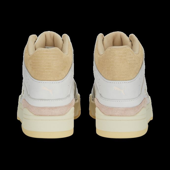 Baskets Puma Canada Slipstream Hi Thrifted Femme Blanc-blanc Chaud-pristine
