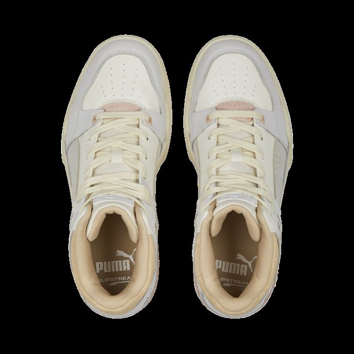 Baskets Puma Canada Slipstream Hi Thrifted Femme Blanc-blanc Chaud-pristine
