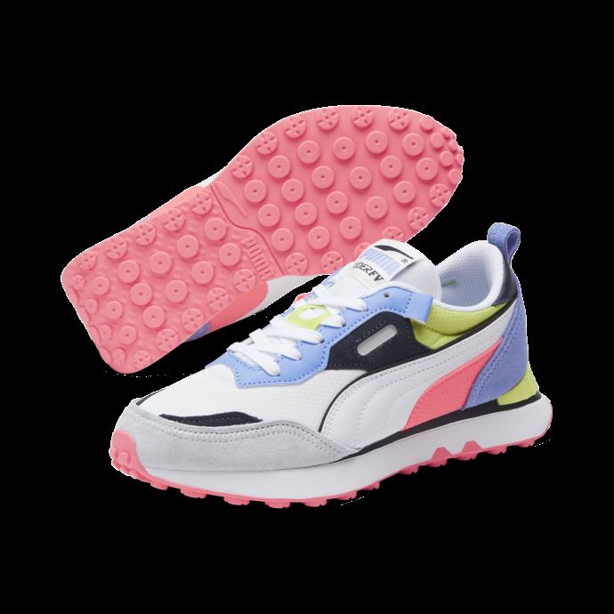 Baskets Puma Canada Rider Future Vintage Blanc-elektro Violet Pour Femme