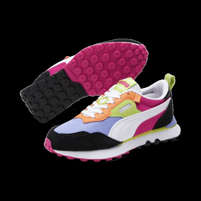 Baskets Femme Rider Future Vintage Puma Canada Elektro Violet-blanc