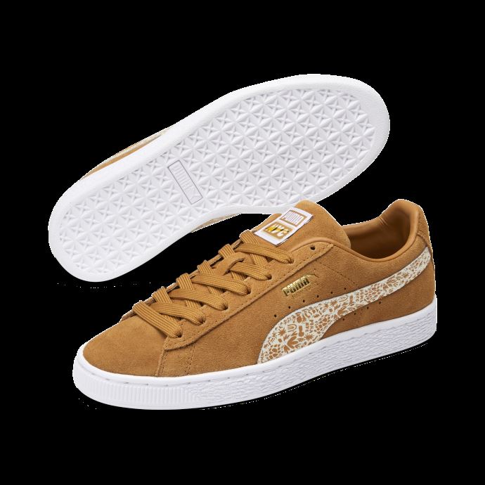 Daim Classics Xxi Nyc Graffiti Femmes Baskets Puma Canada Desert Tan-pristine