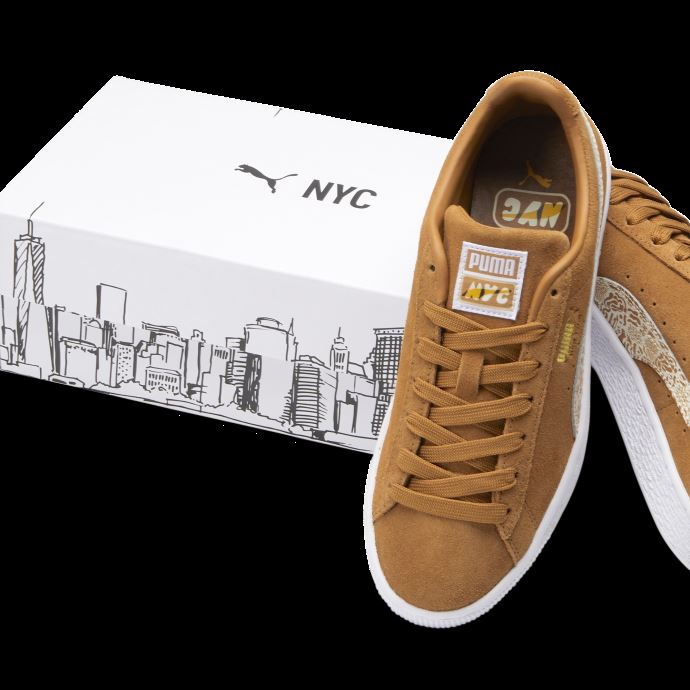 Daim Classics Xxi Nyc Graffiti Femmes Baskets Puma Canada Desert Tan-pristine
