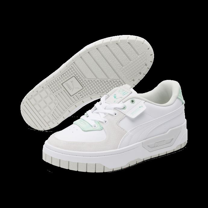 Baskets Cali Dream Sportswear By Puma Canada Pour Femmes Blanc-nimbus Nuage-vert Brume