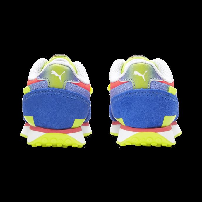 Chaussures Pour Tout-petits Puma Future Rider Lollipop White-elektro Purple
