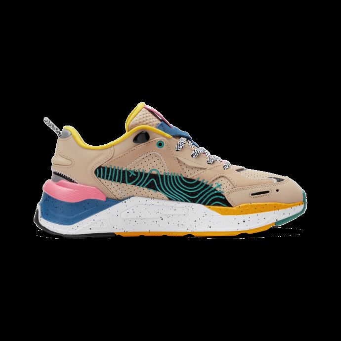 Sportswear By Puma Canada Baskets Rs-simul8 Sand-deep Aqua-sunset Glow
