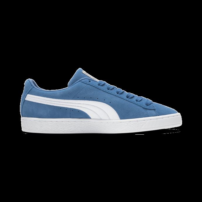 Sportswear By Puma Canada Baskets Classiques En Daim Lac Bleu-blanc
