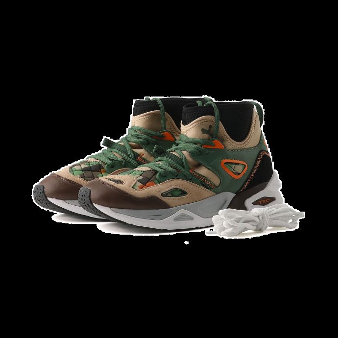 Baskets Puma Canada X Black Fives Trc Blaze Mid Forest-sand-chestnut