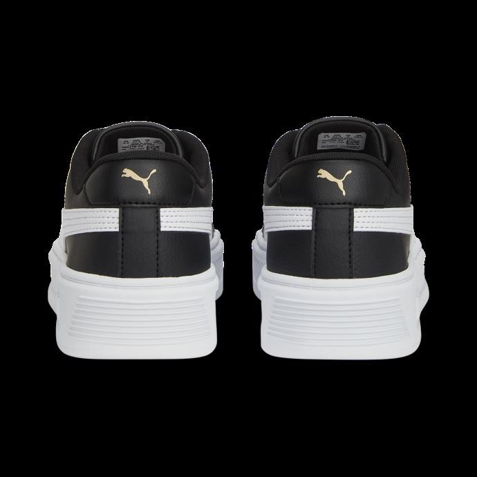 Baskets Puma Canada Smash Platform V3 Noir-blanc-or Femmes

