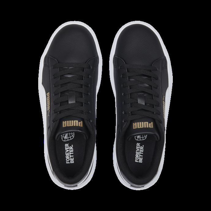 Baskets Puma Canada Smash Platform V3 Noir-blanc-or Femmes
