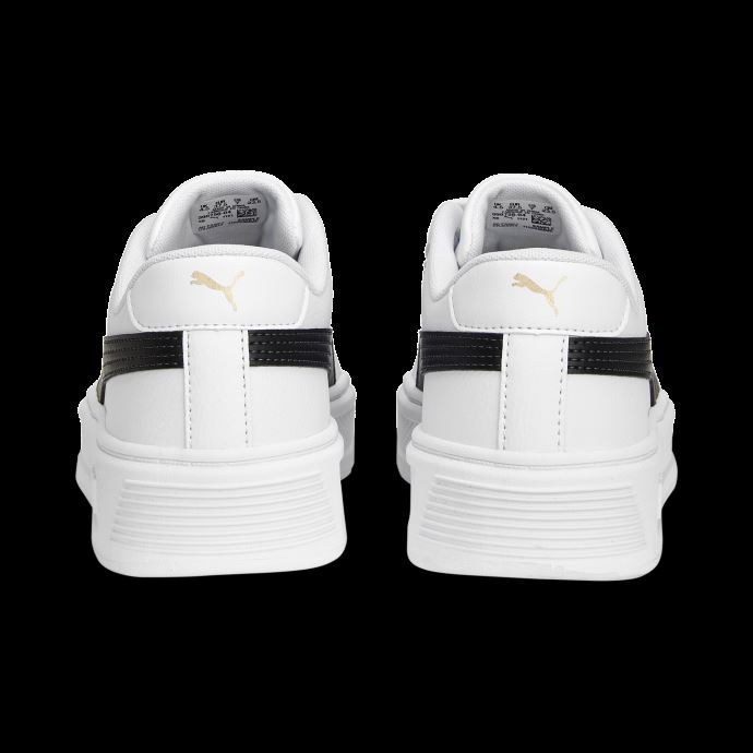 Baskets Smash Platform V3 Femmes Puma Canada Blanc-noir-or
