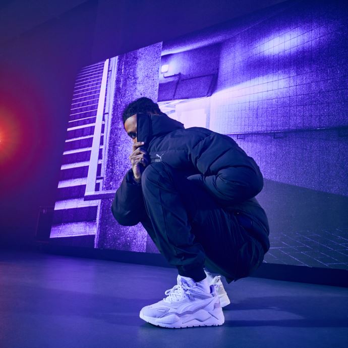 Puma Canada Baskets Rs-x Efekt Prm Blanches Plumes Grises
