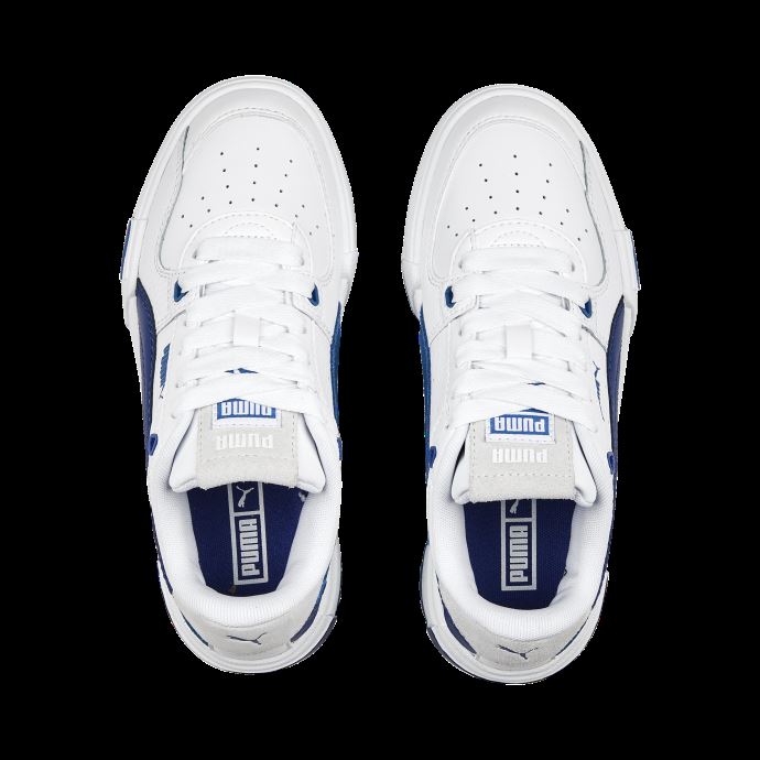 Ca Pro Glitch Big Baskets Enfant Puma Canada Blanc-bleu Lac-gris Plume
