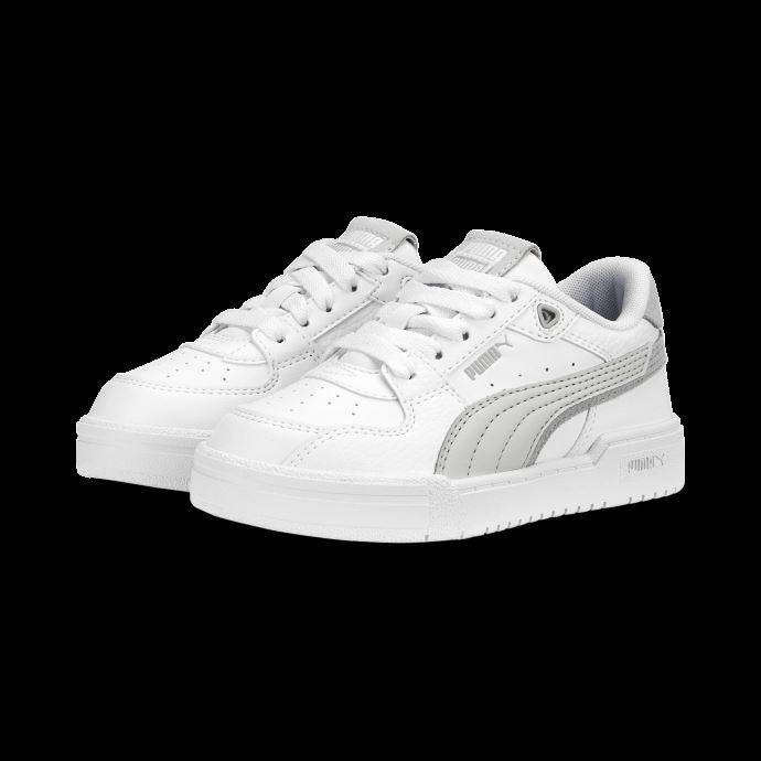 Puma Canada White-harbor Mist-gray Ca Pro Glitch Chaussures Pour Petits Enfants