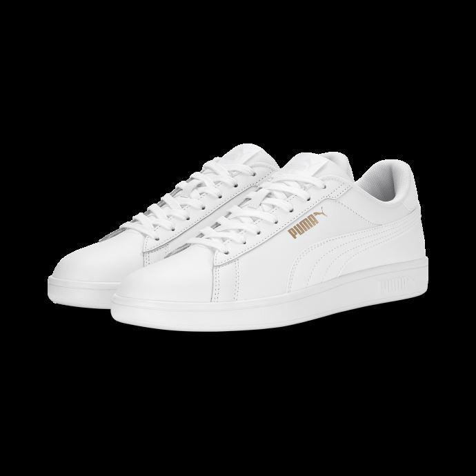 Baskets Smash 3.0 L Puma Canada Blanc-blanc-or