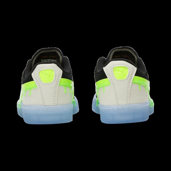 Baskets Puma Canada Slime En Daim Noir-vert Lime Pour Grands Enfants
