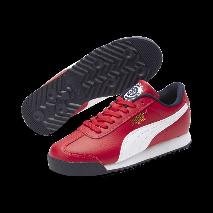 Baskets Puma Canada Roma Country Big Kids' Red-white-peacoat à Haut Risque