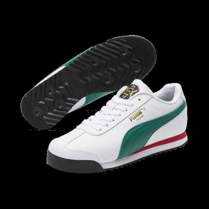 Baskets Puma Canada White-alpine Green-team Gold Roma Country Grands Enfants