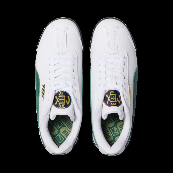 Baskets Puma Canada White-alpine Green-team Gold Roma Country Grands Enfants
