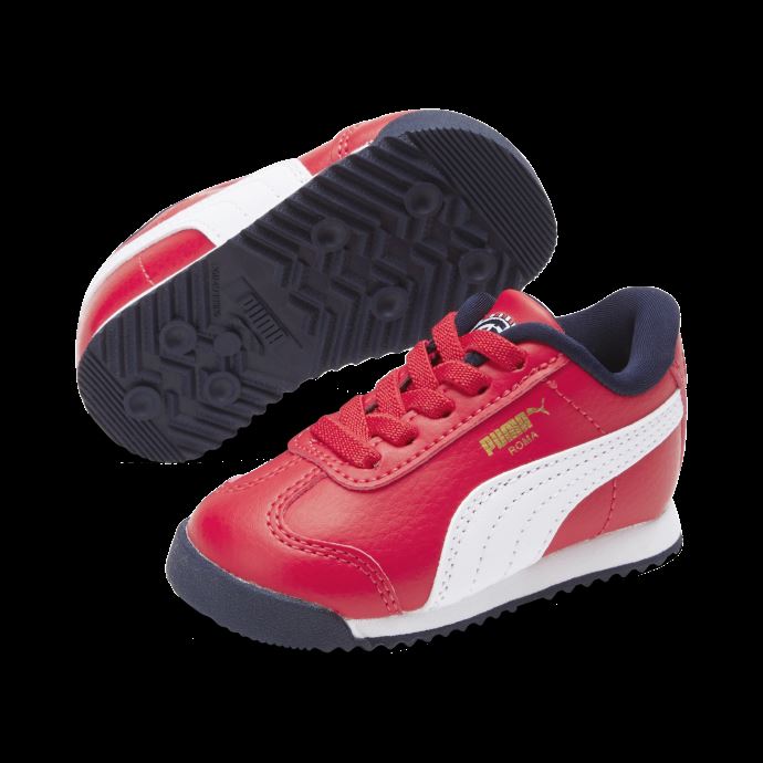 Puma Canada High Risk Rouge-blanc-peacoat Roma Country Chaussures Pour Tout-petits