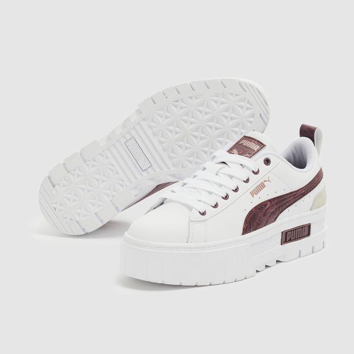 Baskets Puma Canada X Aitana Mayze Swirl Femme White-dusty Plum-pristine