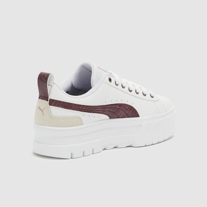 Baskets Puma Canada X Aitana Mayze Swirl Femme White-dusty Plum-pristine
