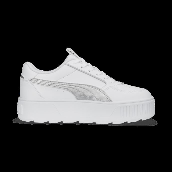 Baskets Karmen Rebelle Metallics Blanc-argent Mat Femmes Puma Canada
