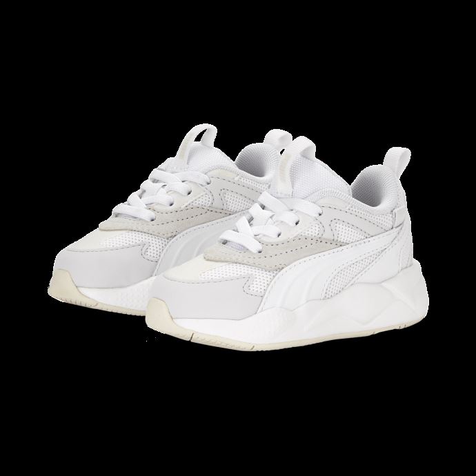Puma Canada Rs-x Efekt Prm Baskets à Fermeture Alternative Bébés Blanc-gris Plume