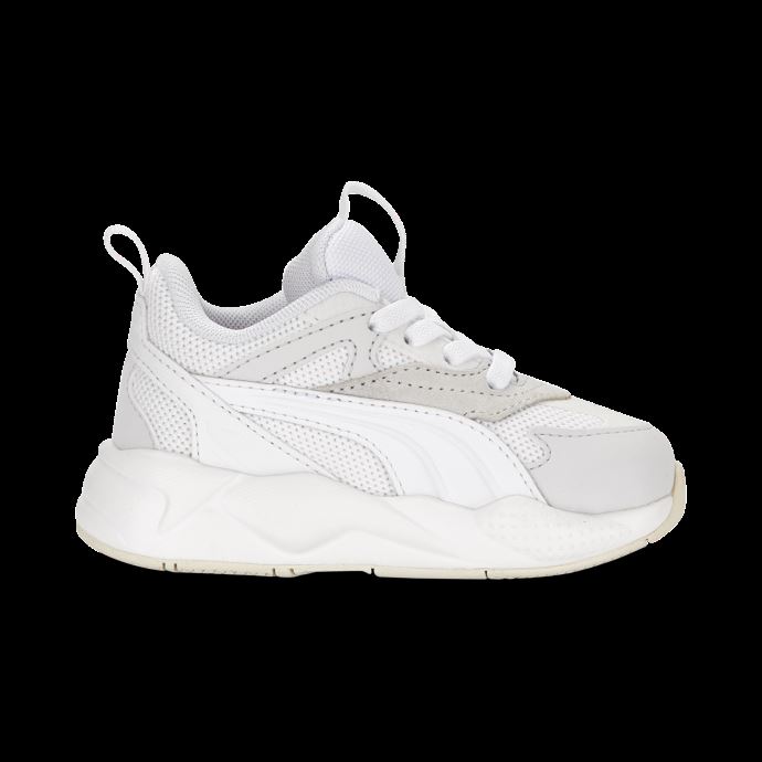 Puma Canada Rs-x Efekt Premium Chaussures Pour Tout-petits Blanc-gris Plume
