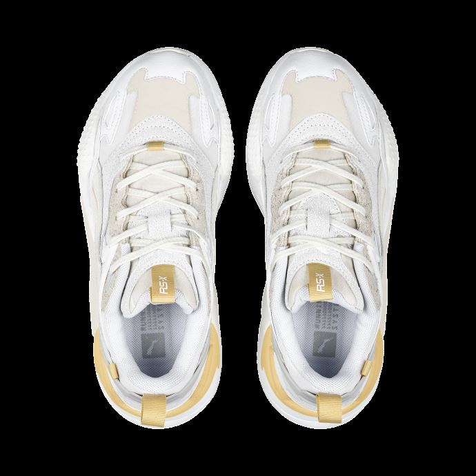 Puma Canada Blanc-pristine Rs-x Efekt Thrifted Baskets Femmes
