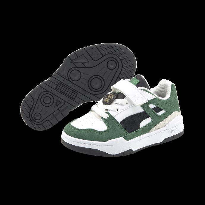Slipstream Archive Remastered Baskets à Fermeture Alternative Enfant Puma Canada Blanc-vigne-noir