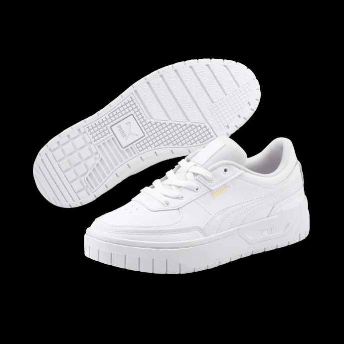 Baskets Cali Dream En Cuir Blanc Femmes Puma Canada