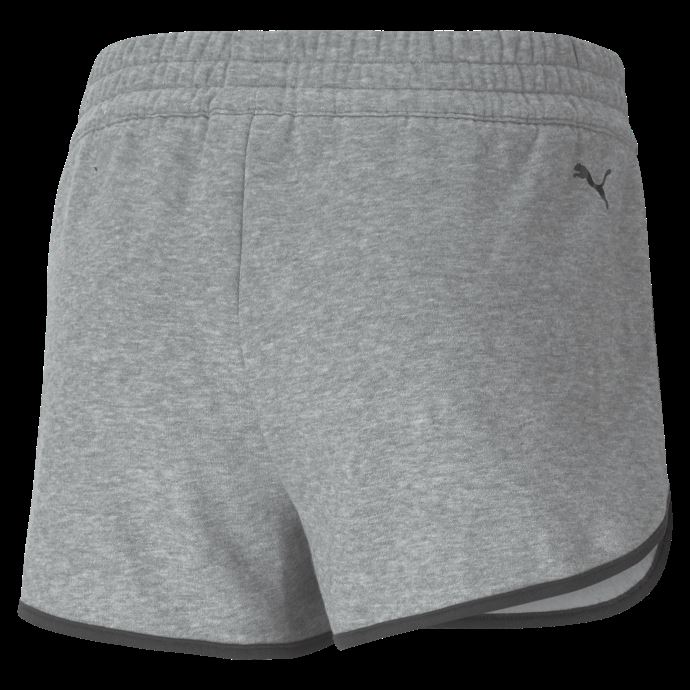 Short D'entraînement Puma Canada Favorite Fleece Gris Moyen Chiné Pour Femme