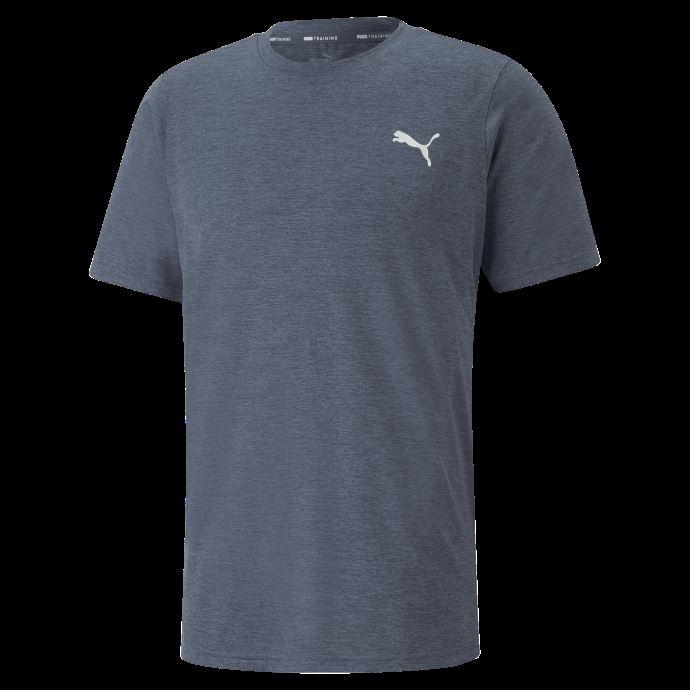 T-shirt D'entraînement à Manches Courtes Heather Préféré Pour Hommes Puma Canada Evening Sky
