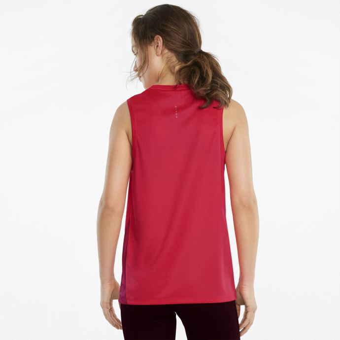 Puma Canada Sunblaze-persian Red Fan Favorite Débardeur De Course Pour Femme