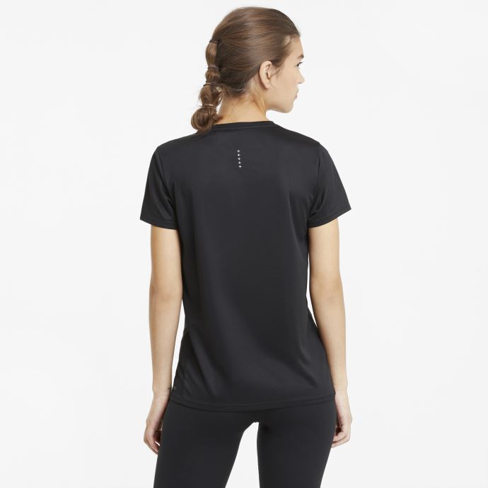 T-shirt De Course à Manches Courtes Favori Noir Pour Femmes Puma Canada