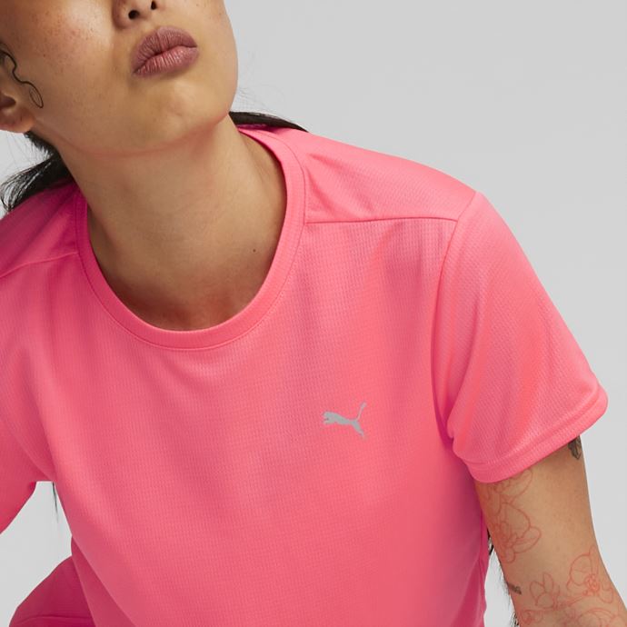 T-shirt De Course à Manches Courtes Pour Femme Préféré Puma Canada Sunset Glow
