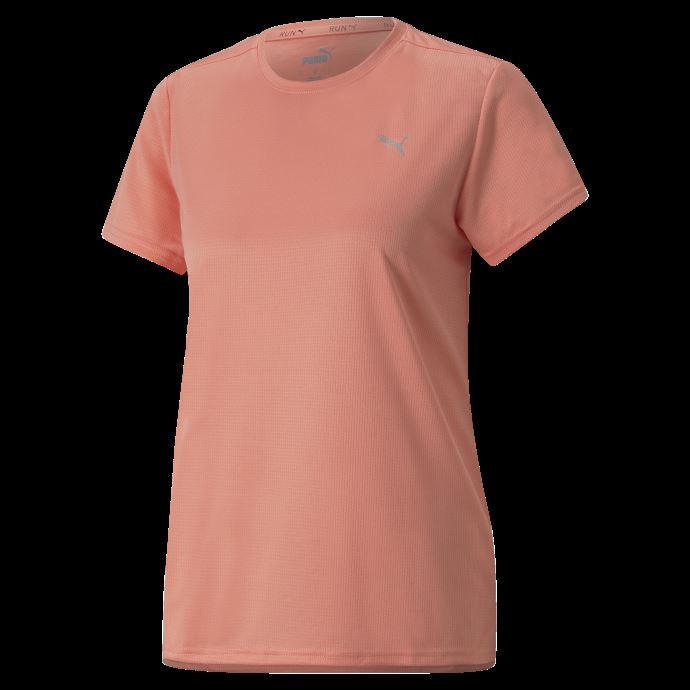 T-shirt De Course à Manches Courtes Pour Femme Préféré Puma Canada Rose Carnation
