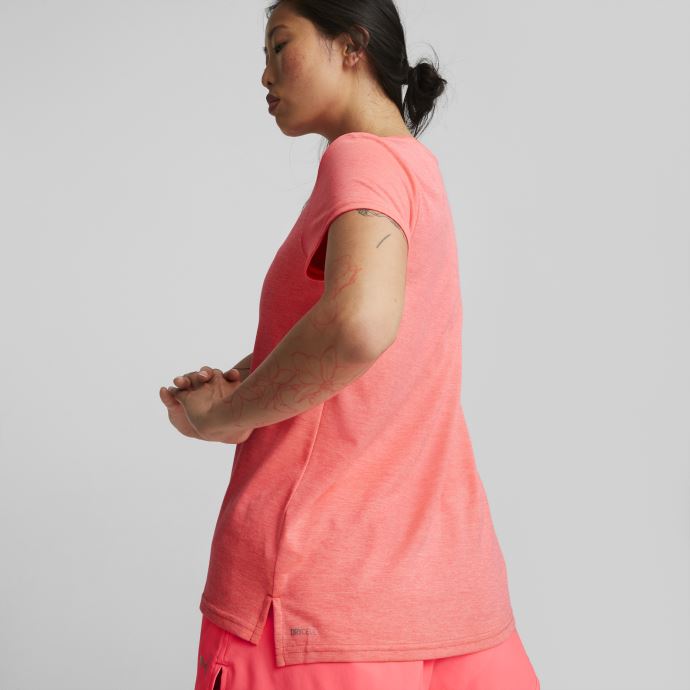 T-shirt De Course à Manches Courtes Pour Femmes Sunset Glow Favorite Heather Puma Canada