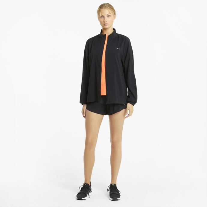 Veste De Course Femme Tissée Préférée Puma Canada Noir
