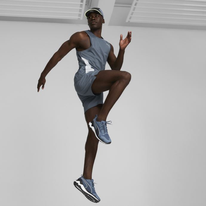 Soirée Sky-gris Platine Puma Canada Débardeur De Course Pour Hommes Favori
