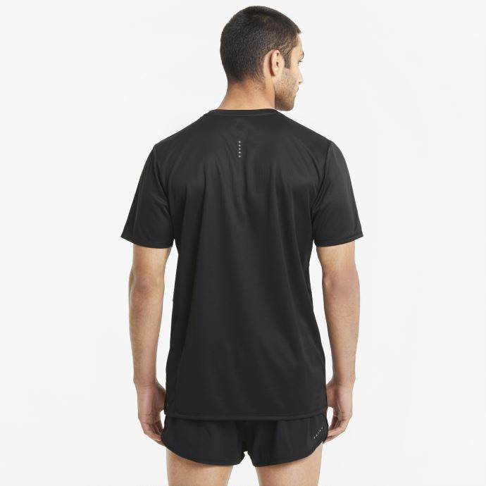 Puma Canada Favorite T-shirt De Course à Manches Courtes Pour Hommes Noir