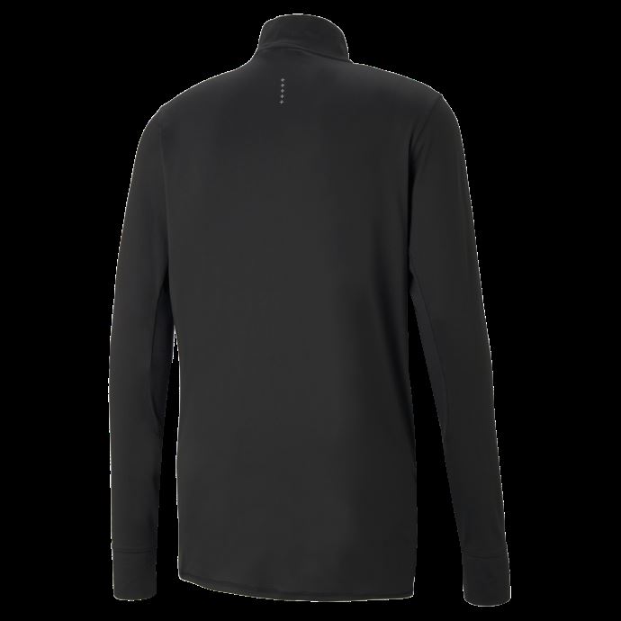 T-shirt De Course Préféré à Quart De Zip Pour Hommes Noir Puma Canada
